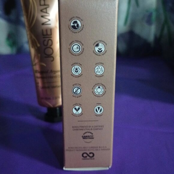 2 Josie Maran Argan Oil LOT Lemon Verbena Hand Cream & .05 oz Pure Argon Oil - Picture 3 of 8